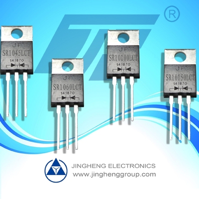 합금 구조 SR10200CT 10A 200V ITO220AB 패키지 내의 Schottky 장벽 정제 다이오드