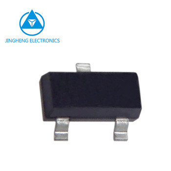 N-채널 강화 MOSFET BSS138 SOT23 윤곽과 함께 검은색 플라스틱 패키지
